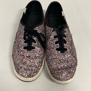 Keds Late Spade black sparkle multi color